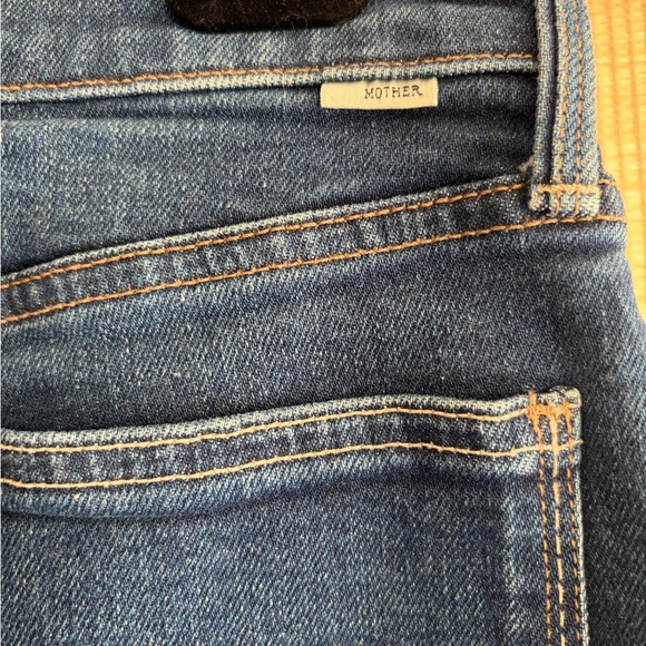 MOTHER High Rise Blue Jeans - Picture 6 of 7
